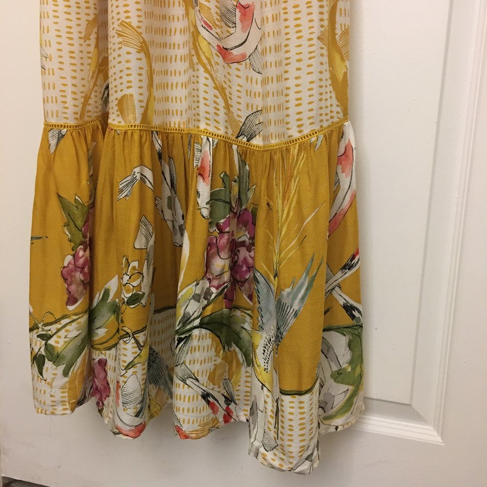 ANTHROPOLOGIE Paradiso Koi Fish Halter Maxi Dress - Picture 5 of 6